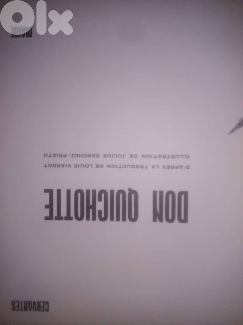 Don Quichotte vintage book 1963 hard cover 2