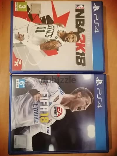 very good condition FIFA and NBA games ps4