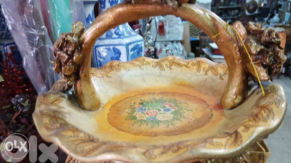 سلة رزين قديمة مميزة 1