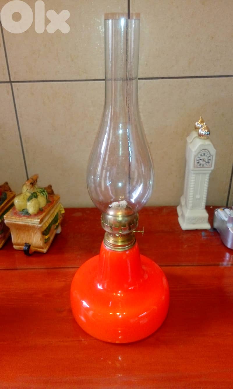 lantern retro style opaline 42cm 0