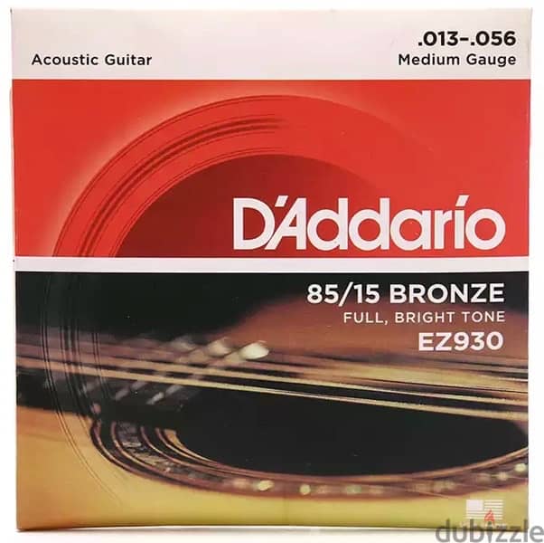 daddario acoustic guitar string 0