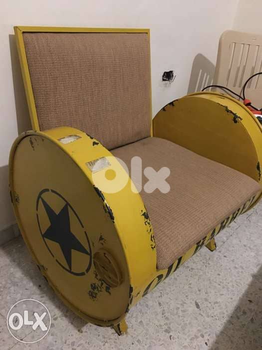 barrel industrial chair كرسي ديكور صناعي 1