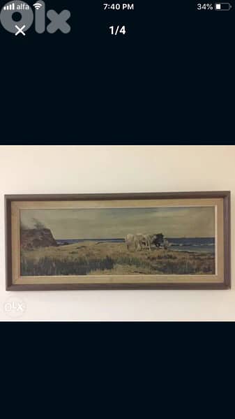 beautiful early century europeen painting 1