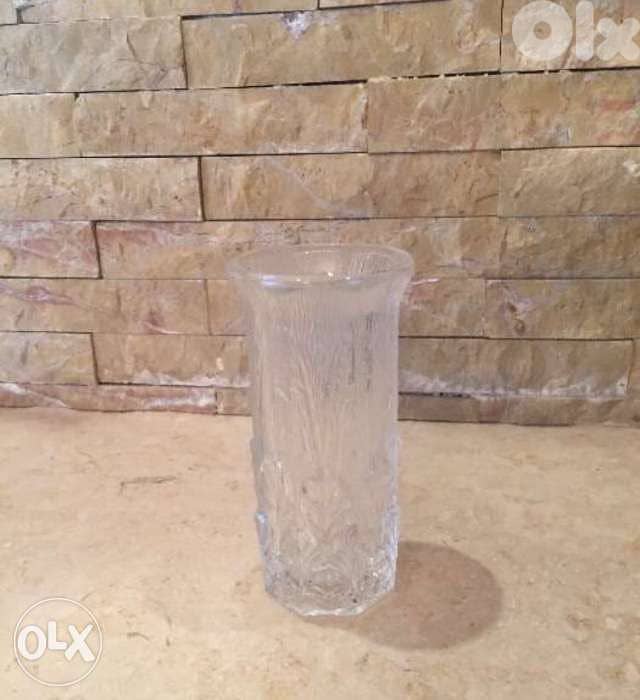 Vase en verre 5$ 0