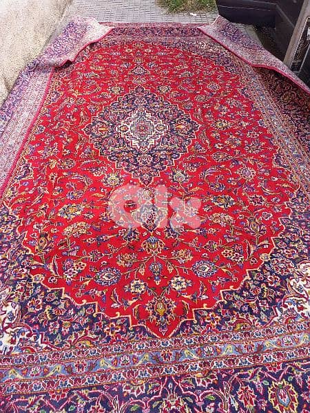 سجادة عجمية كاشانشغل يد الحجم 3#4=12متر 0