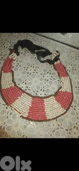 Necklace all beads hand made vintage 2 colours 6