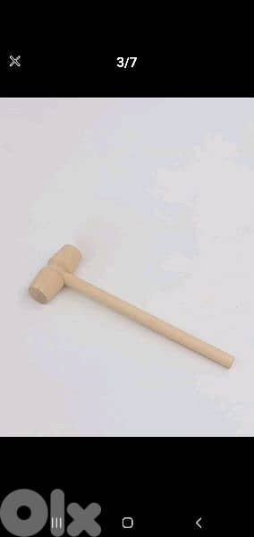 1 piece wooden hammer 2