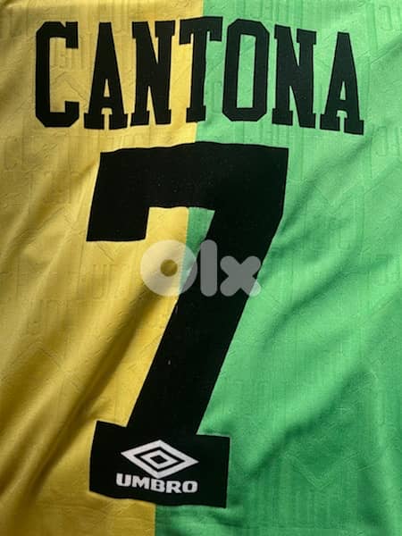 manchester united cantona 7 umbro 1996 rare kit 4