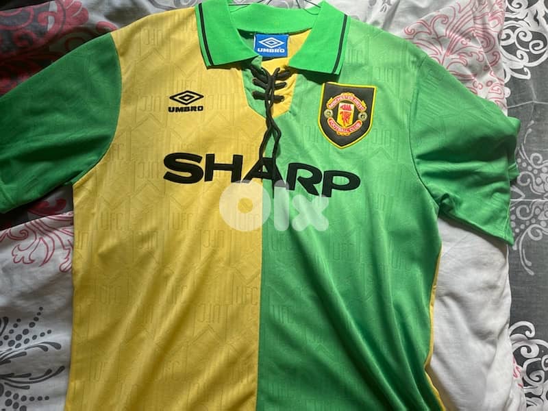 manchester united cantona 7 umbro 1996 rare kit 5