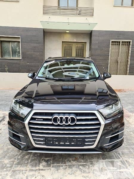 AUDI Q7 PRESTIGE MODEL 2017 BLACK IN BLACK CLEAN CAR FAX 0
