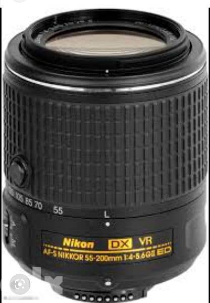 nikon camera D5100+ lens 55-200+vivitar bag 2