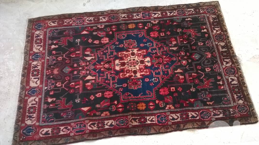 Old iranian Carpet kokazian, wool hand made , 200x135cm, 210$ 0