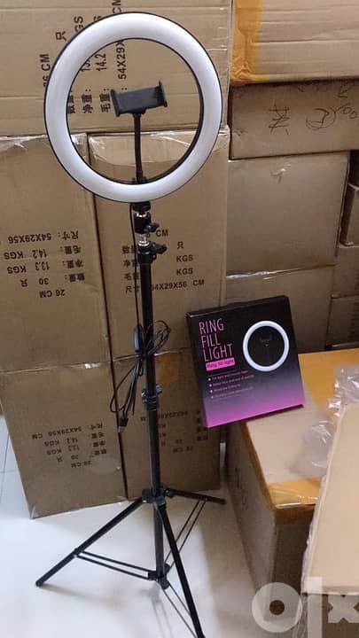 10" Ringlight Ring Fill Light 3 Colors With Tripod 14