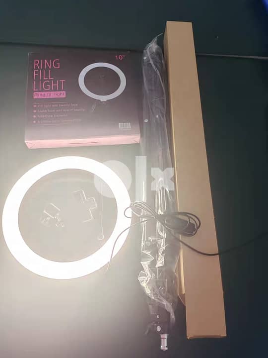 10" Ringlight Ring Fill Light 3 Colors With Tripod 15