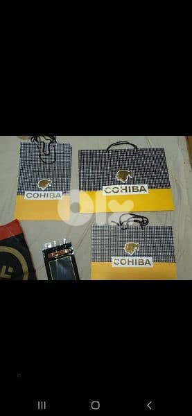 9 bags for cigars all together to be sold 1