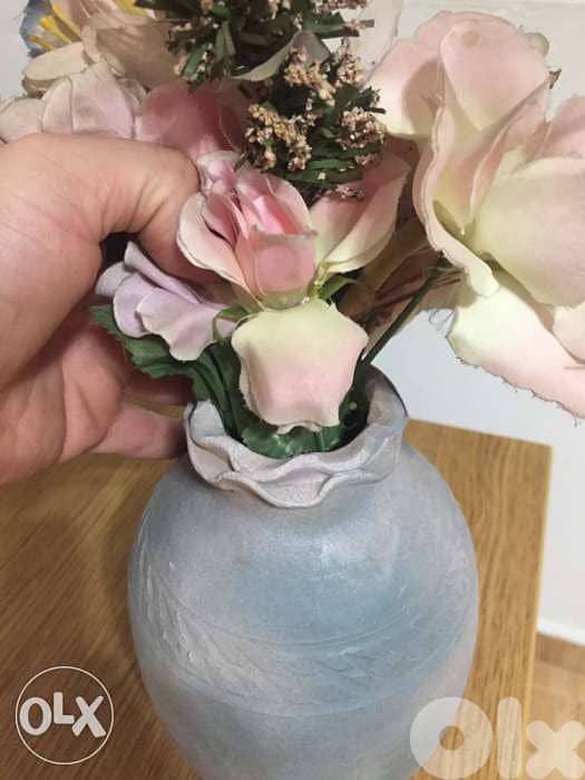 Vase light blue. فاز 1