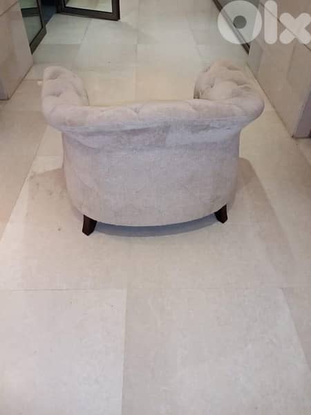 light grey big side chair for living room or lounge 0