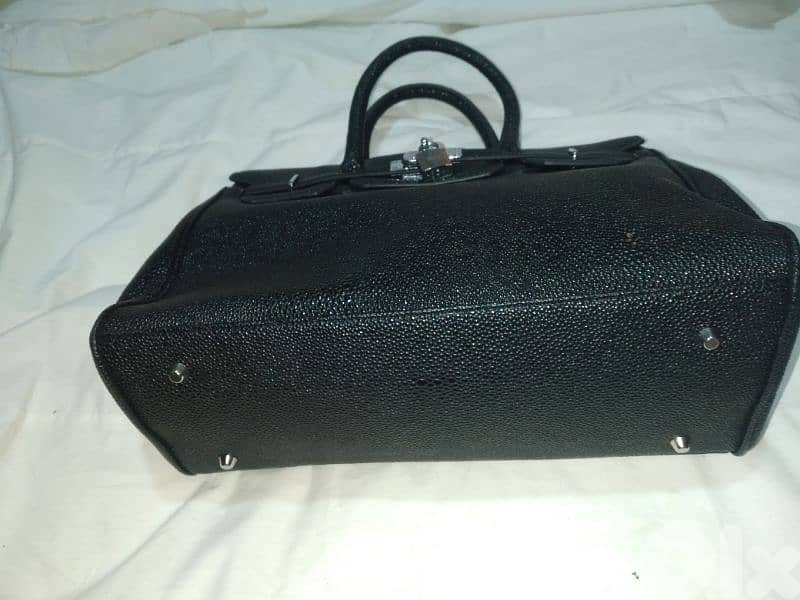 bag copy hermes birkin 35 shiny black 7