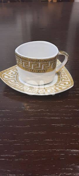 Coffee cups. Gold color. 4 pieces 1