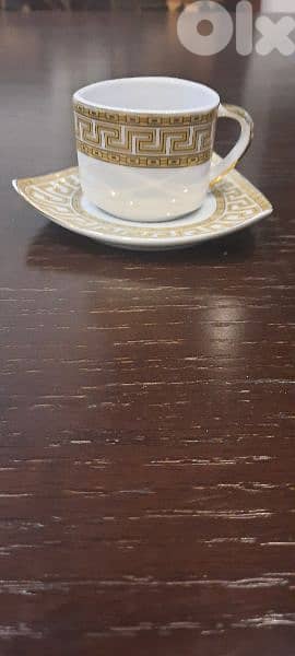 Coffee cups. Gold color. 4 pieces 2