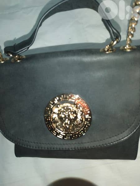 copy versace bag real leather 1