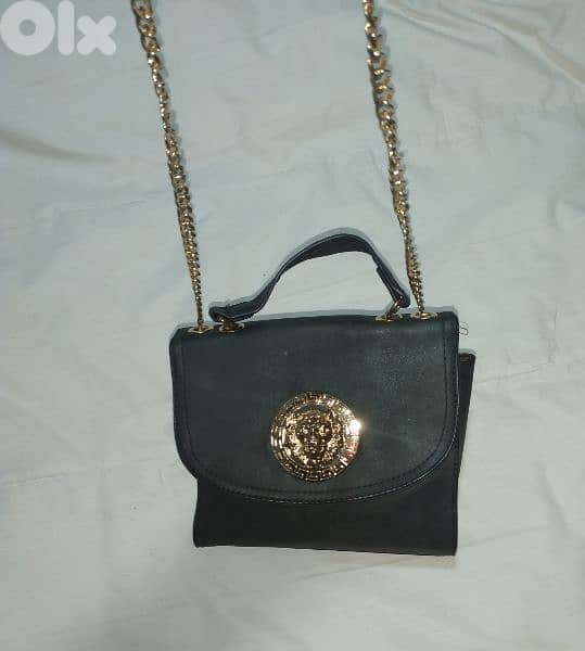 copy versace bag real leather 4