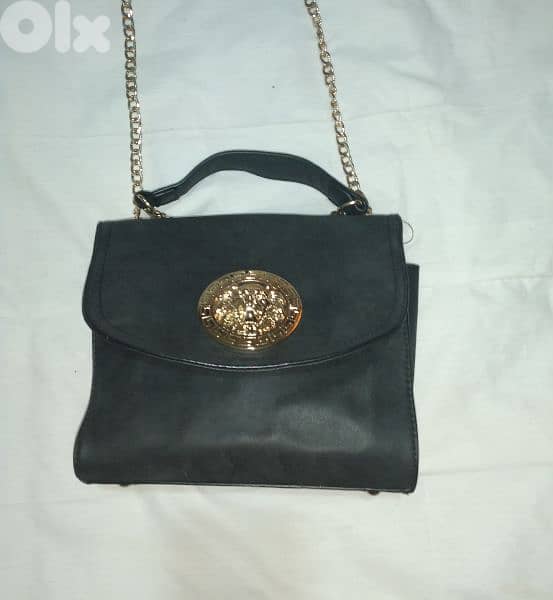 copy versace bag real leather 5