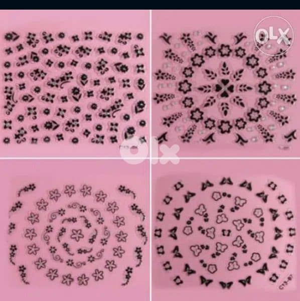 instant professional manicure 3D nails stickers 3