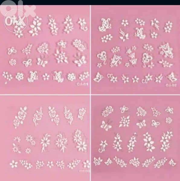 instant professional manicure 3D nails stickers 4