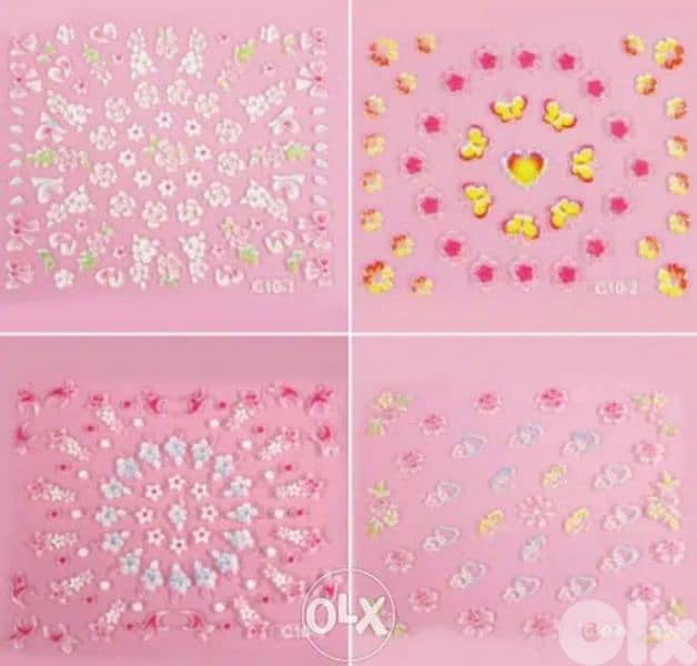 instant professional manicure 3D nails stickers 7