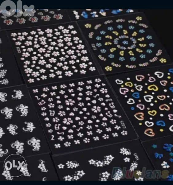 instant professional manicure 3D nails stickers 9