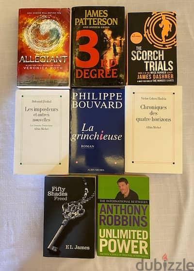 english and french books