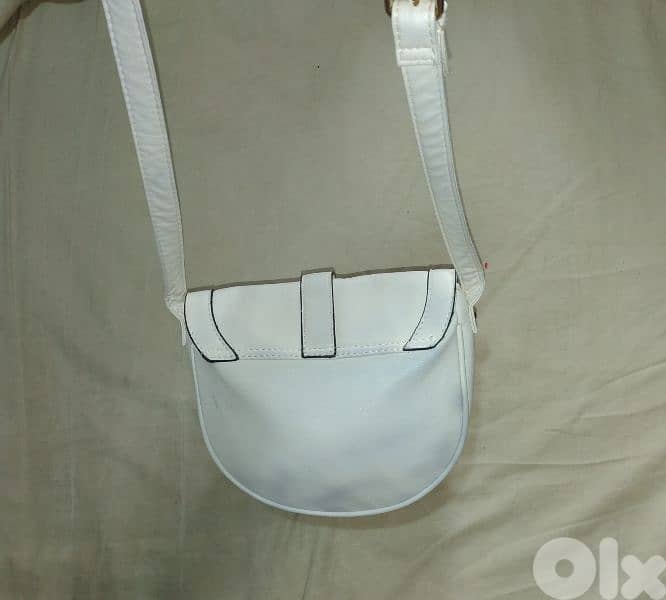 bag white cross real leather  1=7$ or 3=15$ 2
