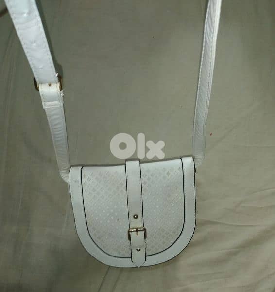 bag white cross real leather  1=7$ or 3=15$ 3