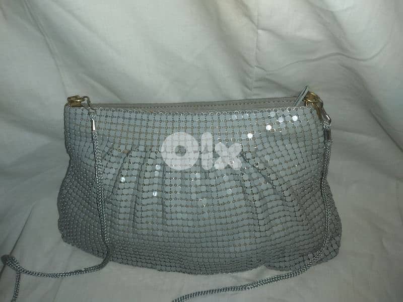 bag vintage chainmail mesh clutch 2