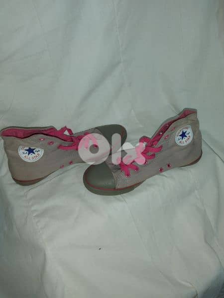shoes converse grey and pink size 39.40 3