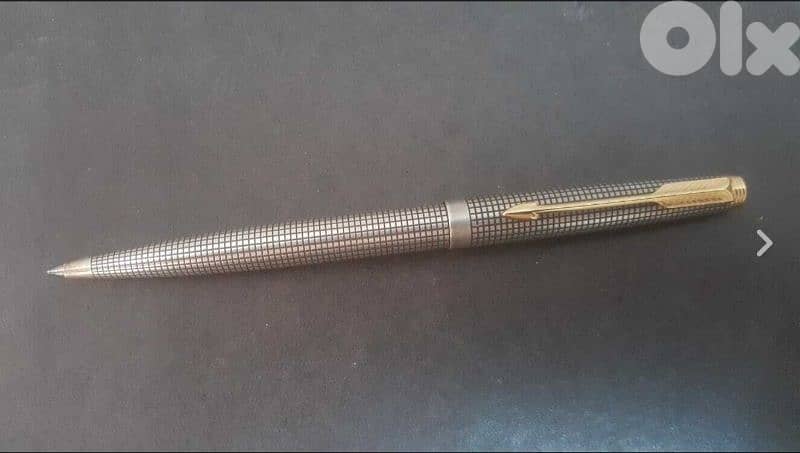 Vintage Sterling Silver Parker 75 ball point pen made in U. S. A 0