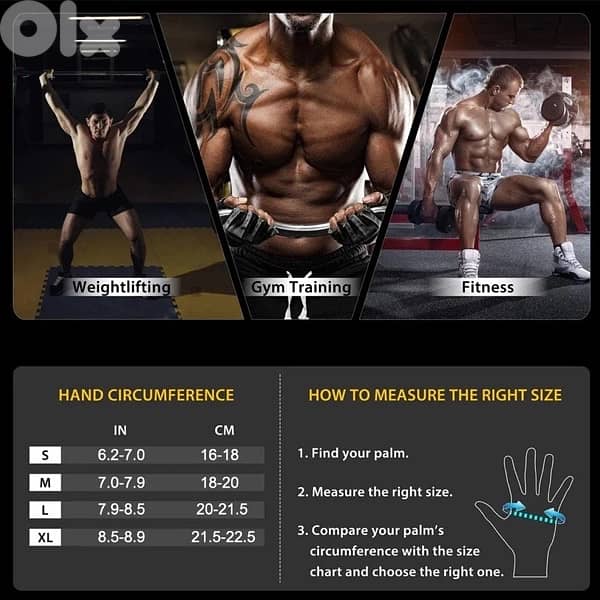 Gym Fitness Gloves with Wrist Wrap Support 3