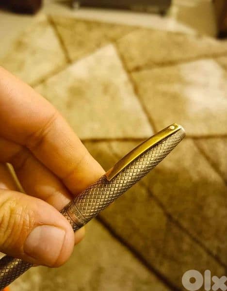 Vintage Sterling silver Sheaffer fountain pen with 14k. gold 1
