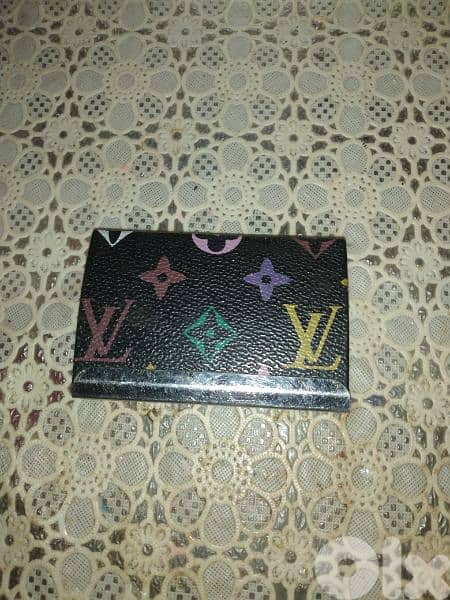 bussiness card holder black slim 2