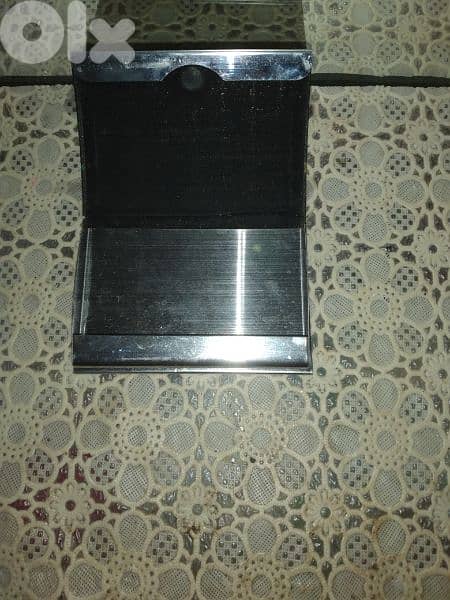 bussiness card holder black slim 3