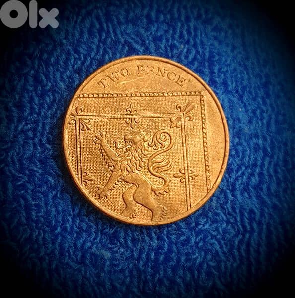 2013 England 2 Pence Queen Elizabeth II عملة انكليزية الملكة إليزابيث 0