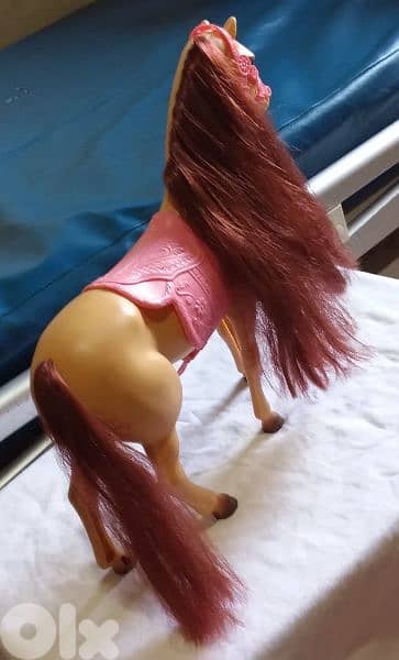 BARBIE HORSE Original plastic great Mattel toy red hair+Horse 2pcs=20$ 3