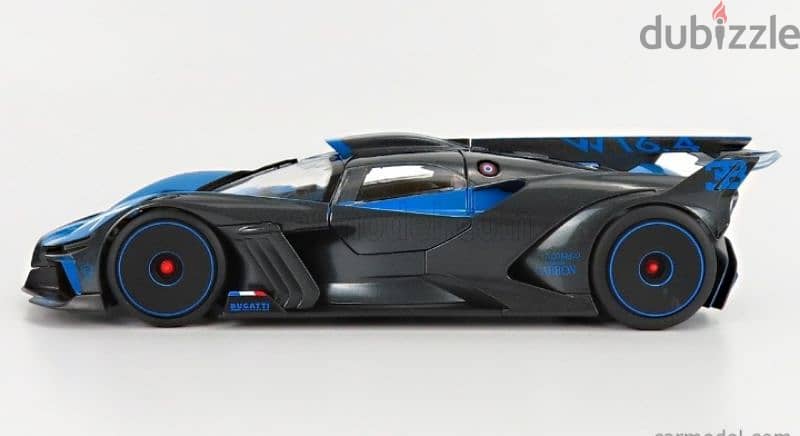 Bugatti Bolide diecast car model 1:18. 2