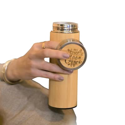 Bamboo Thermos Bottle