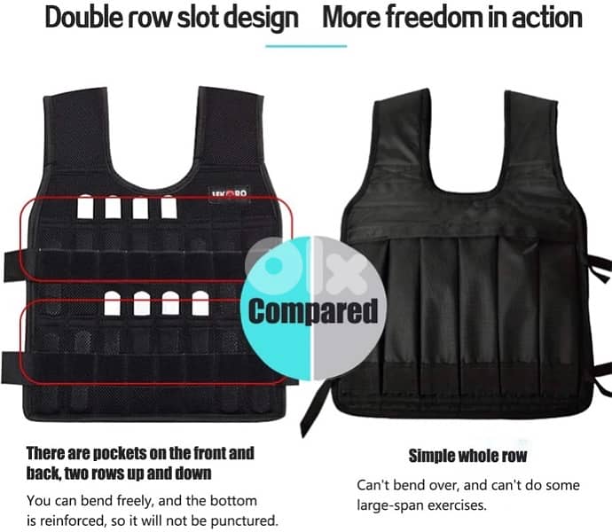 Adjustable Weighted Vest 20kg 4
