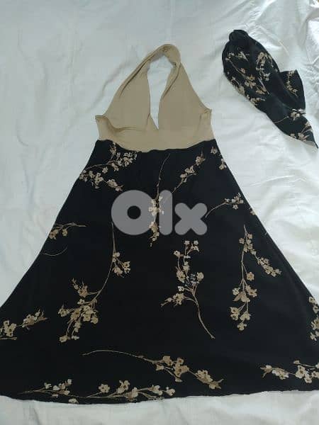 dress halter neck with scarf s to xxL turkey 4