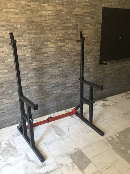 bench and squat rack machine new made in germany heavy duty 0