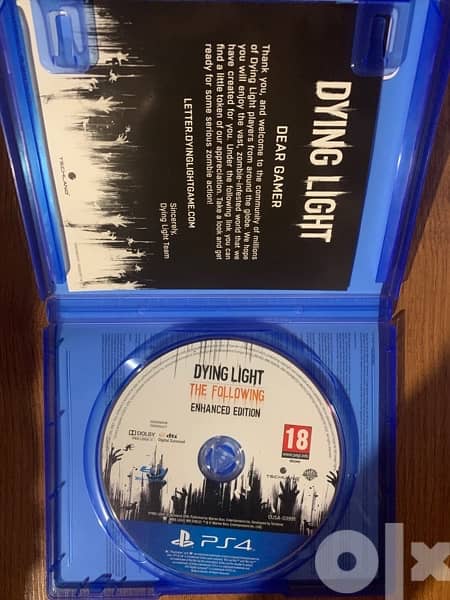 PS4 cd Dying Light The following 1