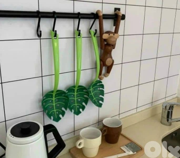 creative jungle leaf shape cooking spoon 3$ 6